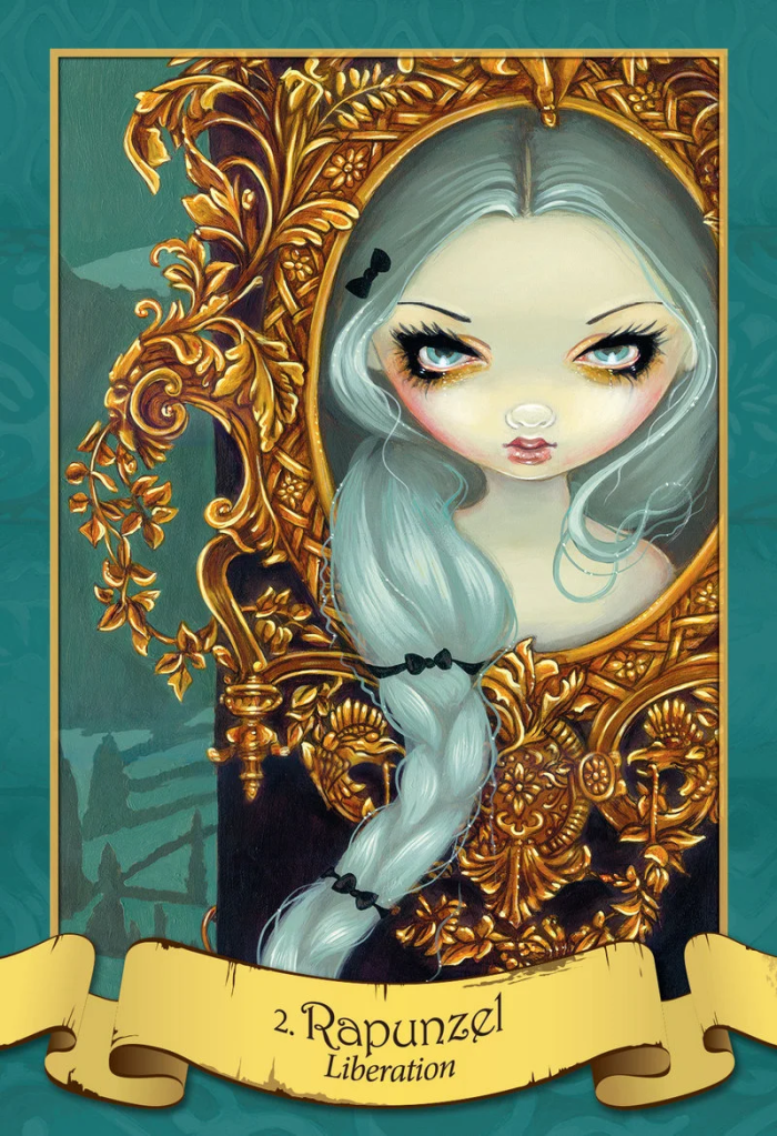 Faerytale Oracle - Rapunzel, by Lucy Cavendish; artwork by Jasmine Becket-Griffith