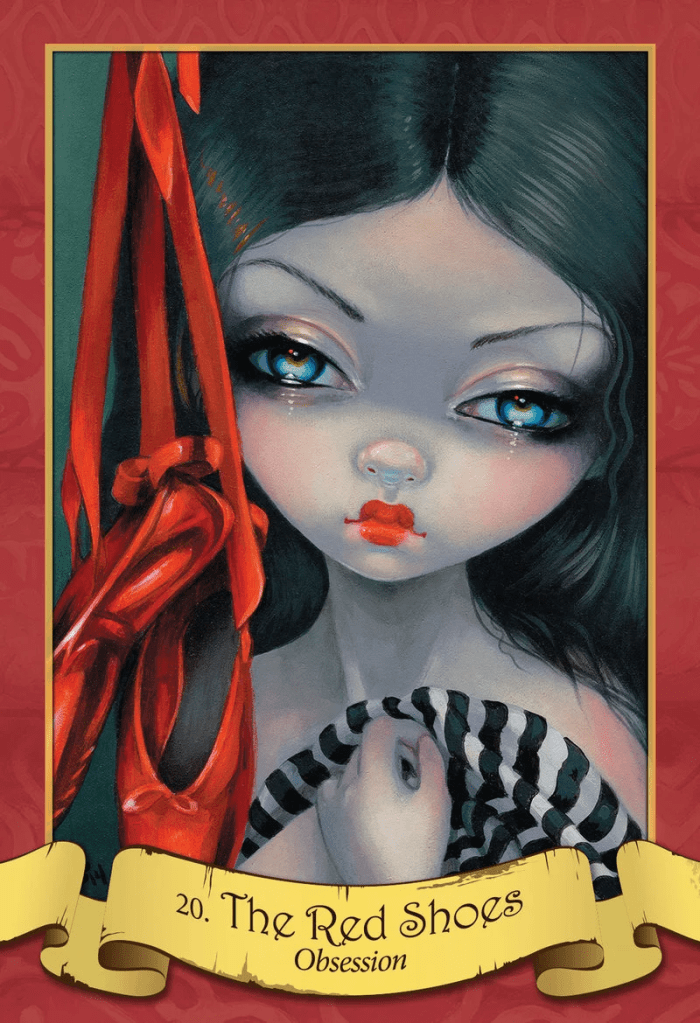 Faerytale Oracle - Red Shoes, by Lucy Cavendish; artwork by Jasmine Becket-Griffith